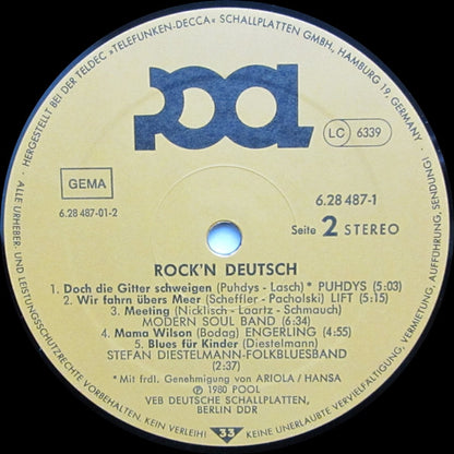 Various : Rock'n Deutsch (2xLP, Comp, Gat)