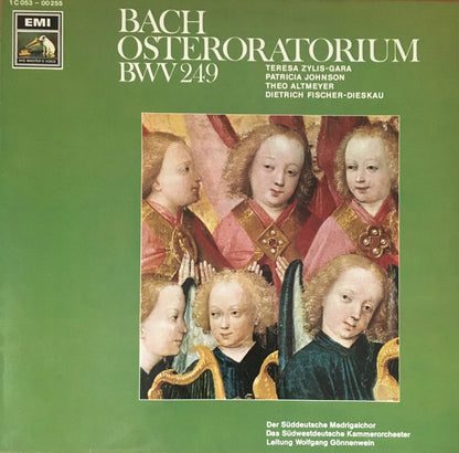 Johann Sebastian Bach - Teresa Żylis-Gara, Patricia Johnson (3), Theo Altmeyer, Dietrich Fischer-Dieskau, Der Süddeutsche Madrigalchor, Südwestdeutsches Kammerorchester Leitung Wolfgang Gönnenwein : Osteroratorium BWV 249 (LP, Album)