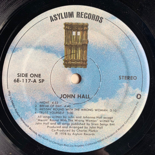 John Joseph Hall : John Hall (LP, Album, SP )