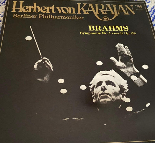 Johannes Brahms, Herbert Von Karajan : Symphonie Nr.1 C-Moll Op.68 (LP)