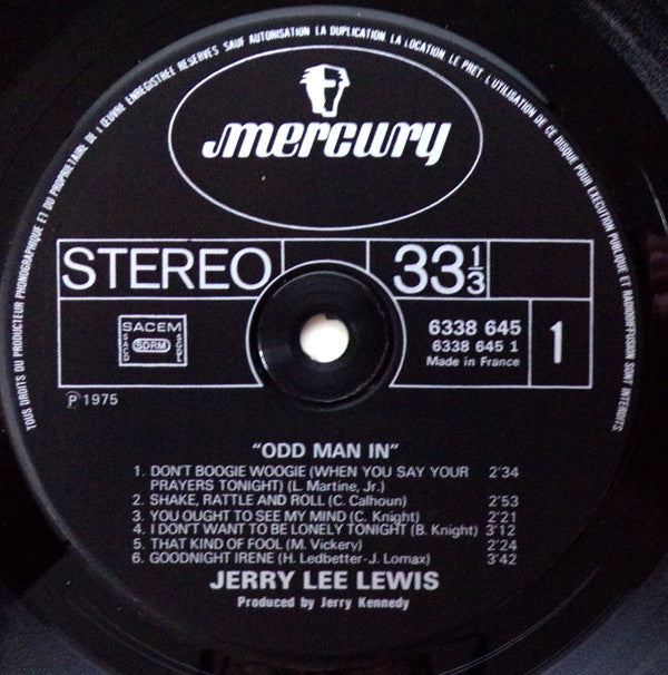 Jerry Lee Lewis : Odd Man In (LP, Album)