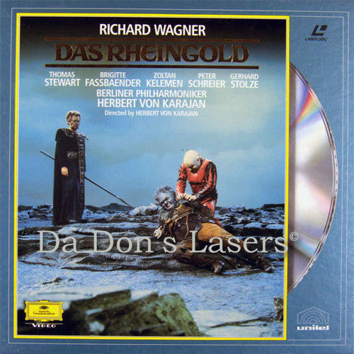 Richard Wagner, Berliner Philharmoniker, Herbert von Karajan : Das Rheingold (2xLaserdisc, PAL + Box)