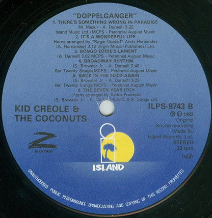 Kid Creole And The Coconuts : Doppelganger (LP, Album)