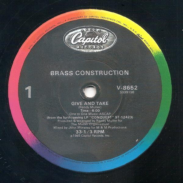 Brass Construction : Give And Take (12")