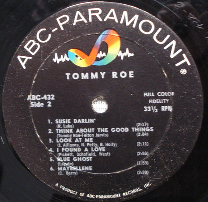 Tommy Roe : Sheila (LP, Album, Mono)