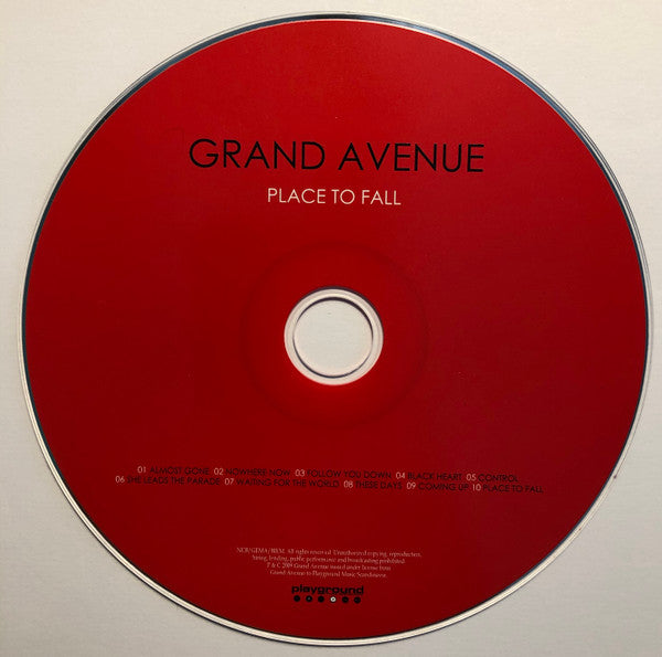 Grand Avenue : Place To Fall (CD, Album)