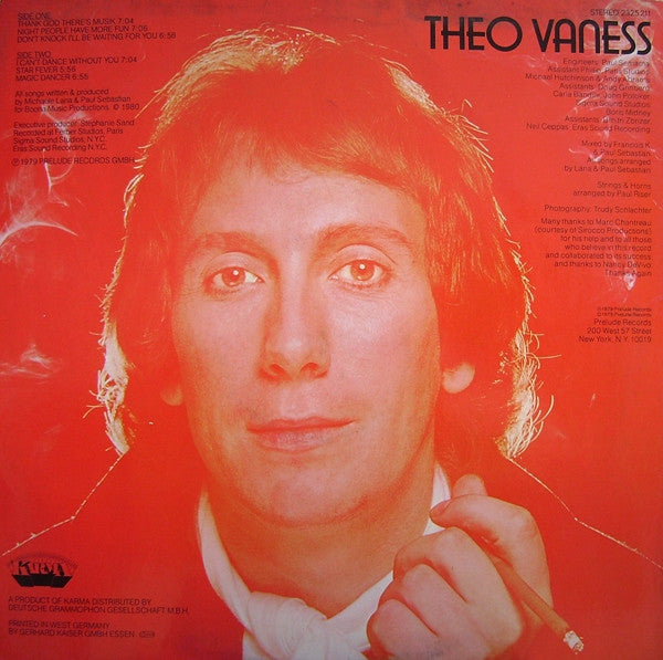 Theo Vaness : Theo Vaness (LP, Album)