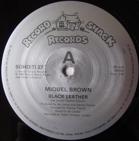 Miquel Brown : Black Leather (12", Single)