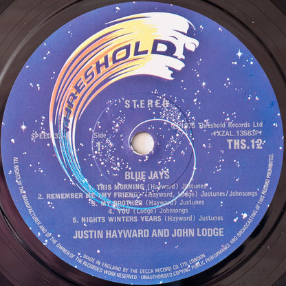 Justin Hayward & John Lodge : Blue Jays (LP, Album, Gat)