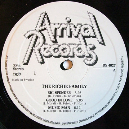 The Ritchie Family : American Generation (LP, Album)