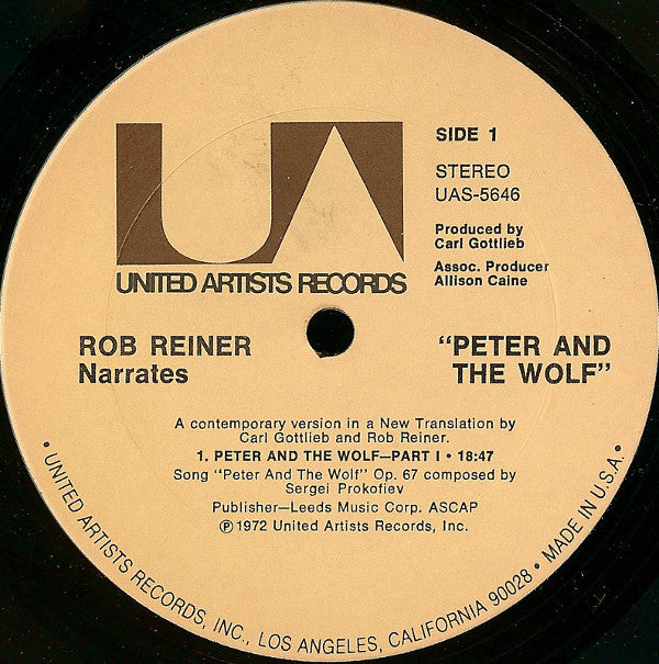 Rob Reiner : Peter & The Wolf: A Contemporary Version In A New Translation (LP)