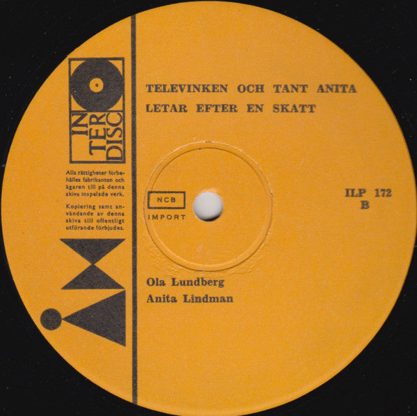 Anita & Televinken : Televinken På Skattjakt (LP, Mono)