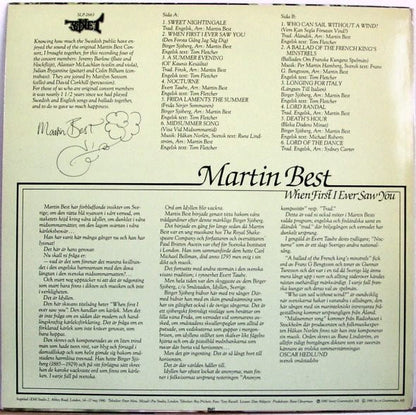 Martin Best : When First I Ever Saw You (LP, Album)