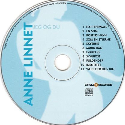 Anne Linnet : Jeg Og Du (CD, Album)