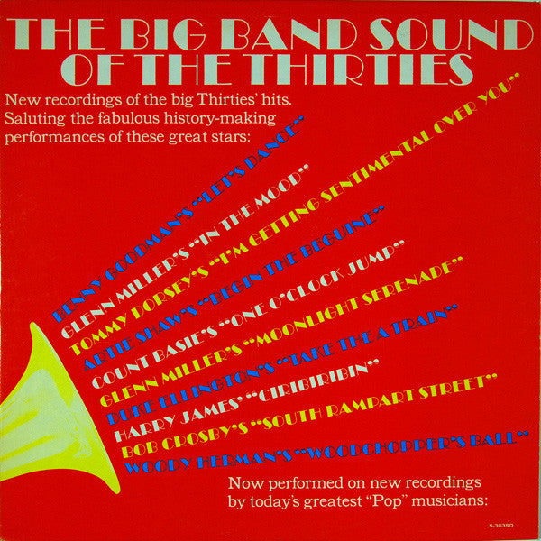 Various : The Big Band Sound Of The Thirties (LP, Album)