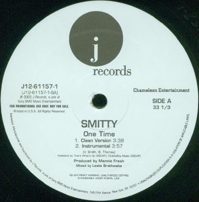 Smitty (7) : One Time (12", Promo)