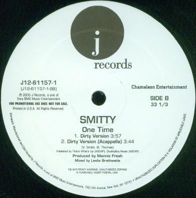 Smitty (7) : One Time (12", Promo)