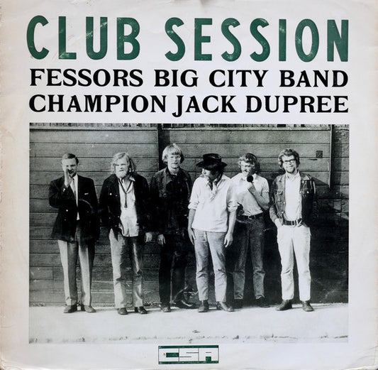 Fessor's Big City Band, Champion Jack Dupree : Club Session (LP, Album)