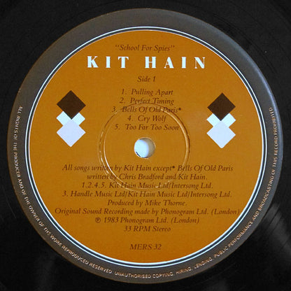 Kit Hain : School For Spies (LP, Album)