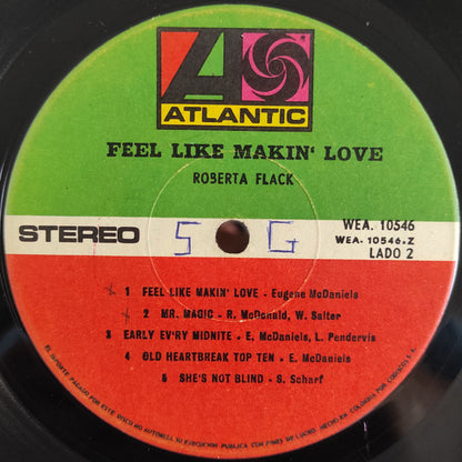 Roberta Flack : Feel Like Makin' Love (LP, Album)