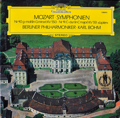 Wolfgang Amadeus Mozart, Berliner Philharmoniker · Karl Böhm : Symphonien Nr. 40 G-Moll = In G Minor KV 550 / Nr. 41 C-Dur = In C Major KV 551 "Jupiter" (LP, RE)