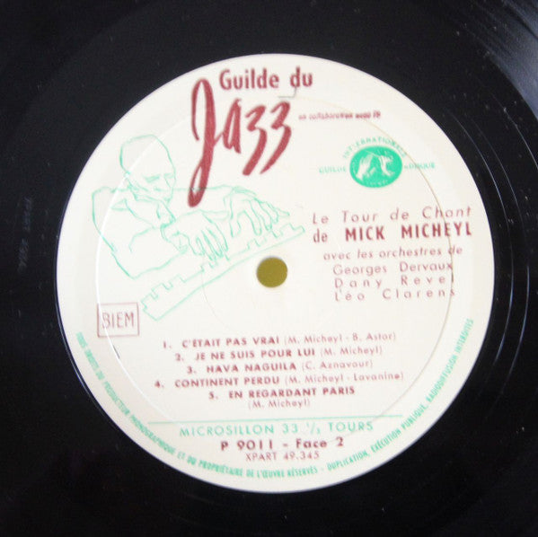 Mick Micheyl : Ma Petite Serviette (10", Album)