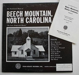 Various :  The Traditional Music Of Beech Mountain, North Carolina, Vol. II (The Later Songs And Hymns) (LP, Comp)