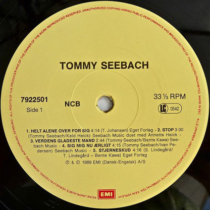 Tommy Seebach : Tommy Seebach (LP)