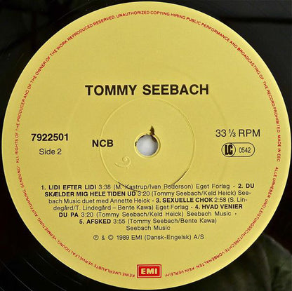 Tommy Seebach : Tommy Seebach (LP)