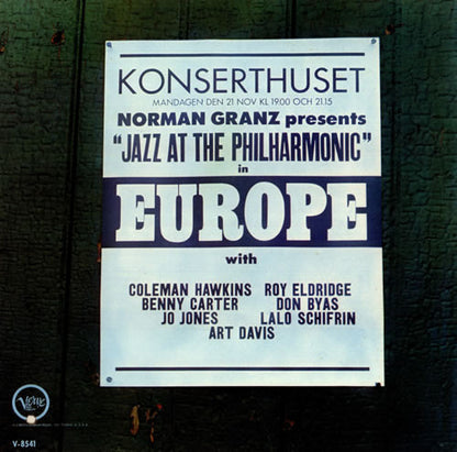 Jazz At The Philharmonic : Norman Granz Presents "Jazz At The Philharmonic" In Europe (LP, Album, Mono)