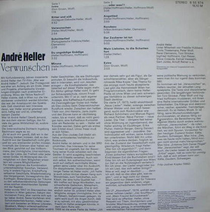 André Heller : Verwunschen (LP, Album, RP, Blu)