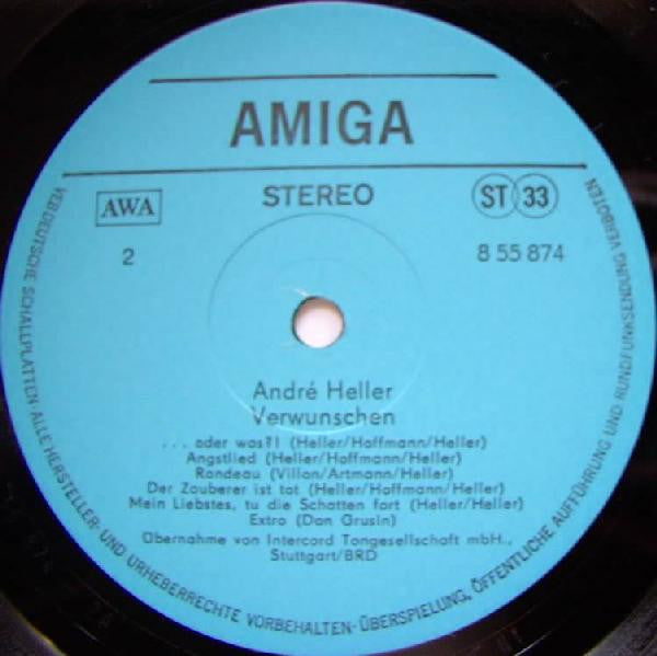 André Heller : Verwunschen (LP, Album, RP, Blu)