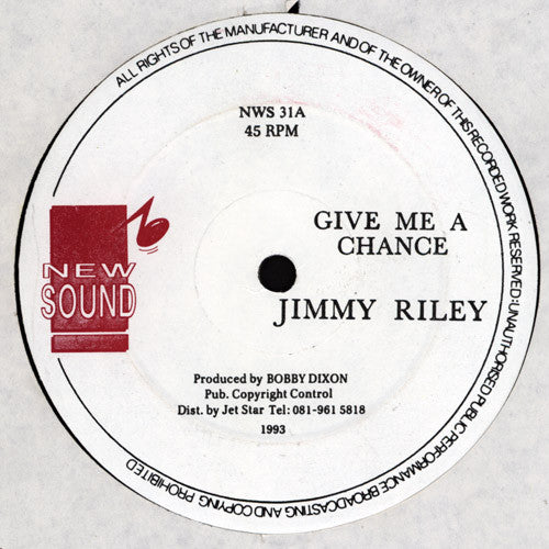 Jimmy Riley : Give Me A Chance (12")