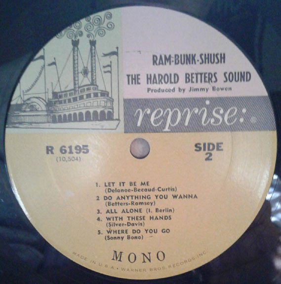 Harold Betters : Ram-Bunk-Shush (LP, Mono)