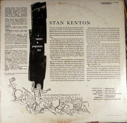 Stan Kenton And His Orchestra : A Concert In Progressive Jazz (LP, Album, RE, RP)