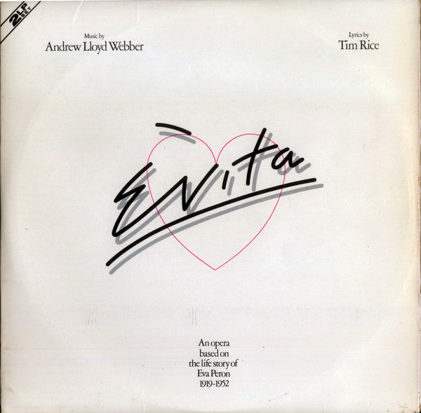 Andrew Lloyd Webber, Tim Rice : Evita (2xLP, Album, Gat)