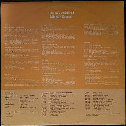 Various : The Midway Special (2xLP, Comp)