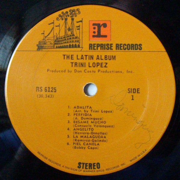 Trini Lopez : The Latin Album (LP, Album, Ter)