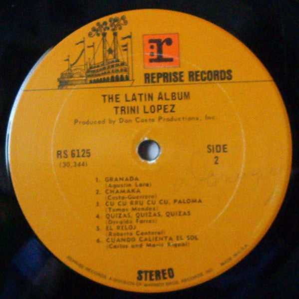 Trini Lopez : The Latin Album (LP, Album, Ter)