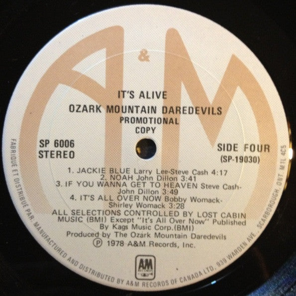 The Ozark Mountain Daredevils : It's Alive (2xLP, Album, Promo)