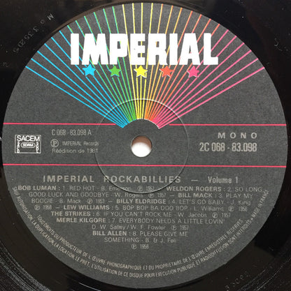 Various : Imperial Rockabillies (LP, Comp, Mono, RE)