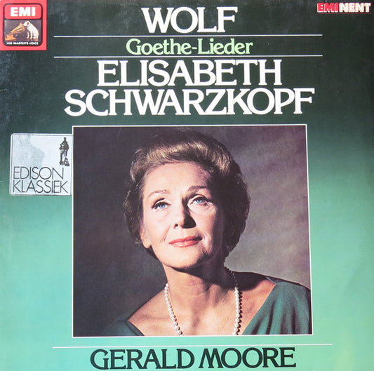 Hugo Wolf, Elisabeth Schwarzkopf, Gerald Moore : Goethe-Lieder (LP, RE)