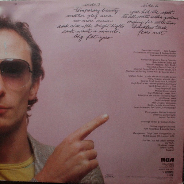 Graham Parker : Another Grey Area (LP, Album)