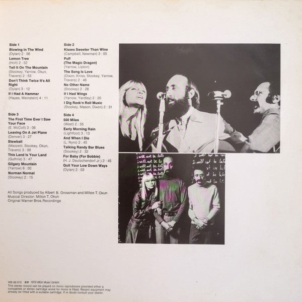 Peter, Paul & Mary : The Most Beautiful Songs Of Peter, Paul And Mary (2xLP, Comp, Club, Gat)