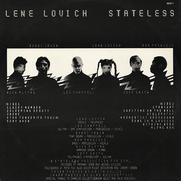 Lene Lovich : Stateless (LP, Album, RE)