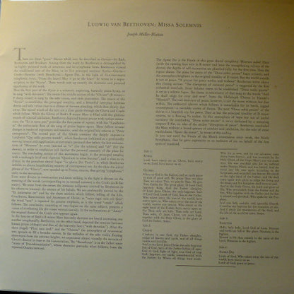 Ludwig van Beethoven - Gundula Janowitz · Christa Ludwig · Fritz Wunderlich · Walter Berry, Wiener Singverein, Berliner Philharmoniker, Herbert von Karajan : Missa Solemnis D-Dur Op. 123 (2xLP, RE, Gat)