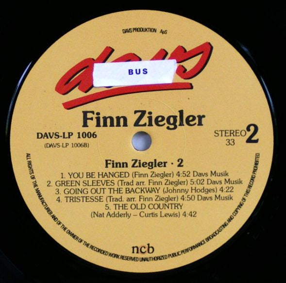 Finn Ziegler : 2 (LP, Album)