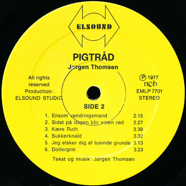 Jørgen Thomsen : Pigtråd (LP, Album)