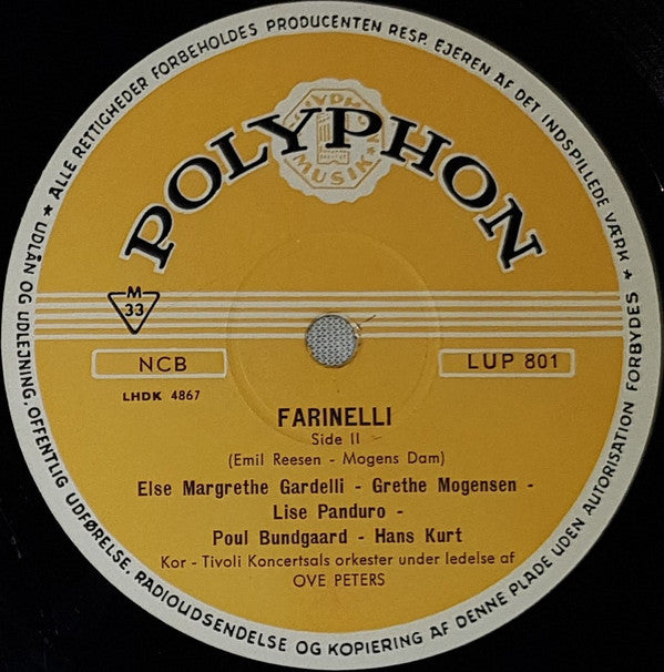 Various : Farinelli (10")