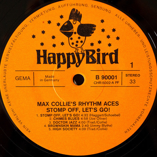 Max Collie Rhythm Aces : Stomp Off, Let's Go! (LP)